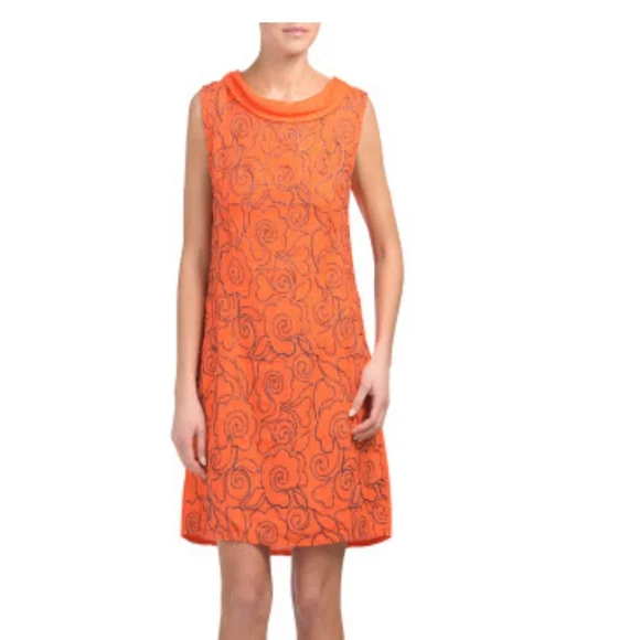 chinese dress ladies Abito a balze in lino